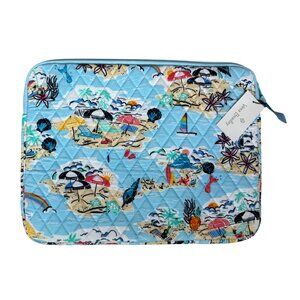 Vera Bradley New Laptop Computer Sleeve Cloth Zipper Case Beach Treasures